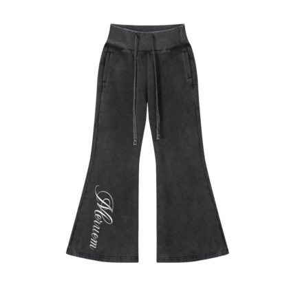 Meruem Washed Flared Fleece Pants